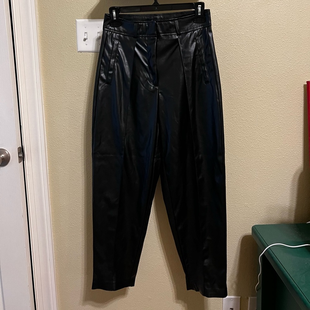 Black Leather Pants
